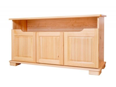 Έπιπλο τηλεόρασης BAR με 3 πόρτες από μασίφ ξύλο